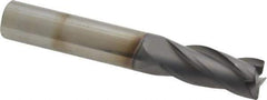 Niagara Cutter - 3/8", 4 Flute, Single End, Solid Carbide, 0.02" Corner Radius End Mill - 2-1/2" OAL, 30° Helix, Right Hand Flute, 7/8" LOC, Right Hand Cut - USA Tool & Supply