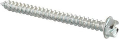 Value Collection - #12 Hex Washer Head Slotted Sheet Metal Screw - Steel, 2-1/2" Length Under Head, Grade 2 - USA Tool & Supply