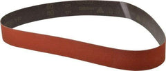 3M - 2" Wide x 48" OAL, 60 Grit, Ceramic Abrasive Belt - Ceramic, Medium, Coated, YF Weighted Cloth Backing, Wet/Dry, Series 777F - USA Tool & Supply