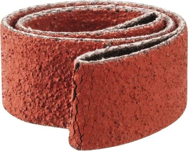 3M - 3/4" Wide x 20-1/2" OAL, 60 Grit, Ceramic Abrasive Belt - Ceramic, Medium, Coated, YF Weighted Cloth Backing, Wet/Dry, Series 777F - USA Tool & Supply