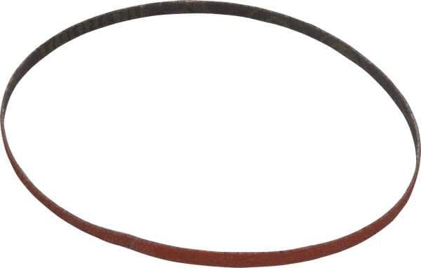 3M - 1/4" Wide x 18" OAL, 60 Grit, Ceramic Abrasive Belt - Ceramic, Medium, Coated, YF Weighted Cloth Backing, Wet/Dry, Series 777F - USA Tool & Supply