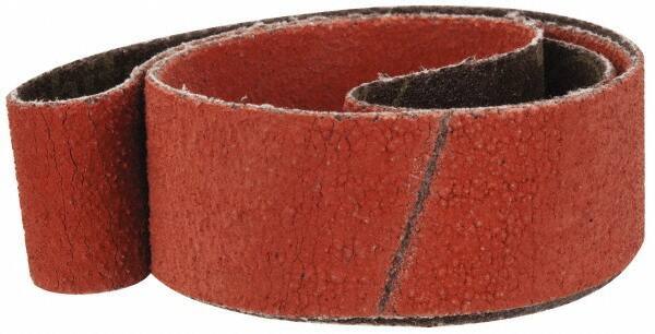 3M - 1" Wide x 30" OAL, 60 Grit, Ceramic Abrasive Belt - Ceramic, Medium, Coated, YF Weighted Cloth Backing, Wet/Dry, Series 777F - USA Tool & Supply