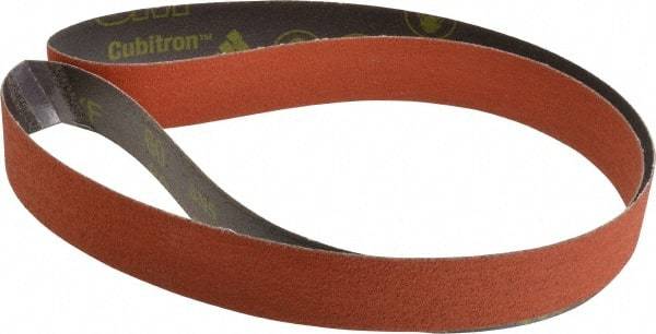 3M - 1-1/2" Wide x 60" OAL, 60 Grit, Ceramic Abrasive Belt - Ceramic, Medium, Coated, YF Weighted Cloth Backing, Wet/Dry, Series 777F - USA Tool & Supply