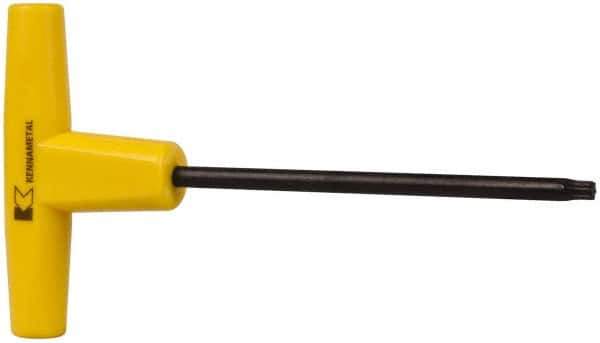 Kennametal - T25 Torx Drive, T Handle Driver for Indexable Slotting Cutter - Compatible with Cartridge Screws - USA Tool & Supply