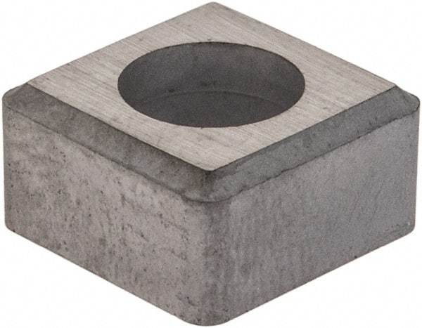 Walter - 1/2" Inscribed Circle, Square Shim for Indexables - 1/4" Thick, ISSN Shim Style, Negative Rake, Left Hand Cut - USA Tool & Supply