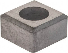 Walter - 1/2" Inscribed Circle, Square Shim for Indexables - 1/4" Thick, ISSN Shim Style, Negative Rake, Left Hand Cut - USA Tool & Supply