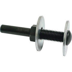 Dynabrade - 1/4" Max Diam, Abrasive Disc Mandrel - 1/4" Shank Diam - USA Tool & Supply
