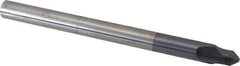 Accupro - 5/16" Diam, 5/16" LOC, 2 Flute Solid Carbide Ball End Mill - AlTiN Finish, Single End, 4" OAL, 5/16" Shank Diam, Spiral Flute - USA Tool & Supply