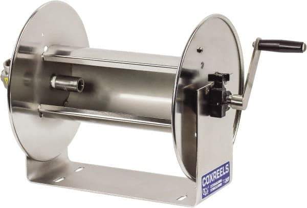 CoxReels - 100' Manual Hose Reel - 4,000 psi, Hose Not Included - USA Tool & Supply