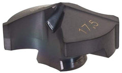 Iscar - Series IDI-SG, 0.689" Diam Grade IC908 140° Replaceable Drill Tip - Carbide, TiAlN Finish - USA Tool & Supply