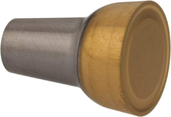 Seco - RCGS4, CP200 Grade Carbide Profiling Insert - TiAlN/TiN Finish, 7° Relief Angle, Round, 21/32" Thick, 1/2" Inscribed Circle - USA Tool & Supply