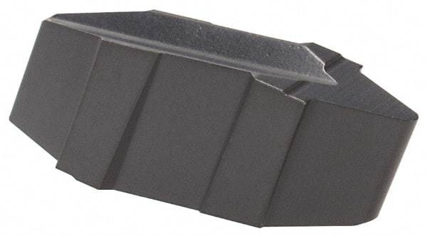 Iscar - 43561GPV Grade IC428, 4.03mm Cutting Width Carbide Grooving Insert - 3.42mm Max Depth of Cut, Neutral, 0.45mm Corner Radius, Al2O3 Finish - USA Tool & Supply