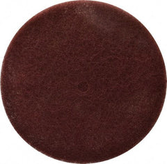 3M - 8" Very Fine Grade Aluminum Oxide Deburring Disc - 1/2" Center Hole, Arbor Connection, Maroon, 3,000 Max RPM - USA Tool & Supply