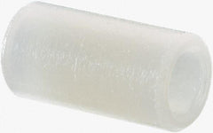 Electro Hardware - 0.116" ID x 3/16" OD, #4 Screw, Grade 101 Nylon Female Unthreaded Circuit Board Spacer - Round Body, Uncoated, 3/8" OAL - USA Tool & Supply
