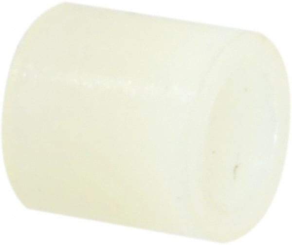 Electro Hardware - 0.171" ID x 1/4" OD, #8 Screw, Grade 101 Nylon Female Unthreaded Circuit Board Spacer - Round Body, Uncoated, 1/4" OAL - USA Tool & Supply
