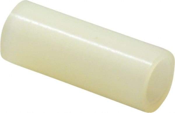 Electro Hardware - 0.171" ID x 1/4" OD, #8 Screw, Grade 101 Nylon Female Unthreaded Circuit Board Spacer - Round Body, Uncoated, 5/8" OAL - USA Tool & Supply