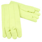 14" High Temperature Fiberglass Gloves - Wool Lined - Yellow - USA Tool & Supply