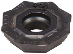 Iscar - OFMT07T3 76 Grade IC928 Carbide Milling Insert - TiAlN Finish, 0.1791" Thick, 0.7008" Inscribed Circle, 0.6mm Corner Radius - USA Tool & Supply