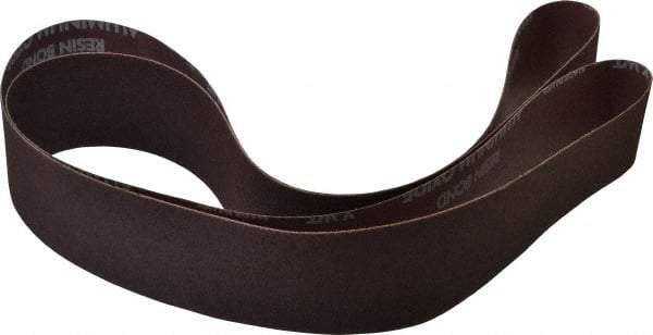 Norton - 2" Wide x 72" OAL, 100 Grit, Aluminum Oxide Abrasive Belt - Aluminum Oxide, Fine, Coated, X Weighted Cloth Backing, Series R228 - USA Tool & Supply