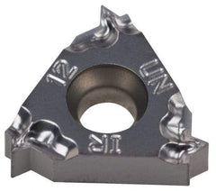 Iscar - 16IR Internal Right Hand 12 UN Laydown Threading Insert - Grade IC908, TiAlN Coated Carbide, 9.53mm Inscribed Circle - USA Tool & Supply