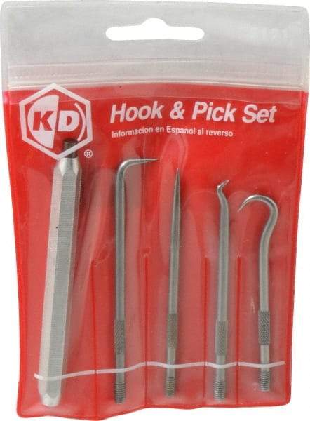 GearWrench - 5 Piece Hook & Probe Set - Steel - USA Tool & Supply