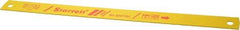 Starrett - 14" Long, 14 Teeth per Inch, Bi-Metal Power Hacksaw Blade - Toothed Edge, 1-1/8" Wide x 0.05" Thick - USA Tool & Supply