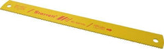 Starrett - 14" Long, 6 Teeth per Inch, Bi-Metal Power Hacksaw Blade - Toothed Edge, 1-5/8" Wide x 0.075" Thick - USA Tool & Supply