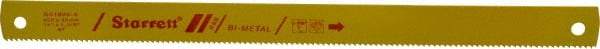 Starrett - 18" Long, 6 Teeth per Inch, Bi-Metal Power Hacksaw Blade - Toothed Edge, 1-3/8" Wide x 0.062" Thick - USA Tool & Supply