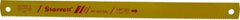 Starrett - 18" Long, 6 Teeth per Inch, Bi-Metal Power Hacksaw Blade - Toothed Edge, 1-3/8" Wide x 0.062" Thick - USA Tool & Supply