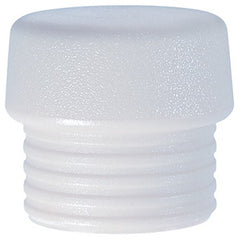 Split Head Mallet Face 1.5″ Extra Hard Shore Hardness 80-D, White, Nylon - USA Tool & Supply
