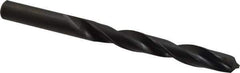 Hertel - 39/64" 118° High Speed Steel Jobber Drill - Oxide Finish, Right Hand Cut, Spiral Flute, Straight Shank, 7-1/8" OAL, Standard Point - USA Tool & Supply