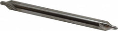 Hertel - #6 Plain Cut 60° Incl Angle Solid Carbide Combo Drill & Countersink - USA Tool & Supply