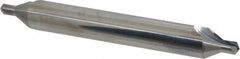 Hertel - #8 Plain Cut 60° Incl Angle Solid Carbide Combo Drill & Countersink - USA Tool & Supply