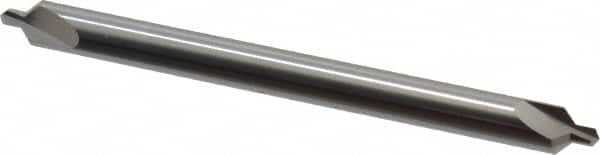 Hertel - #4 Plain Cut 90° Incl Angle Solid Carbide Combo Drill & Countersink - USA Tool & Supply