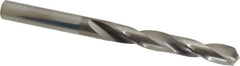 Hertel - Letter K 118° Solid Carbide Jobber Drill - Bright Finish, Right Hand Cut, Spiral Flute, Straight Shank, 3-1/2" OAL, Standard Point - USA Tool & Supply
