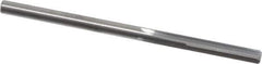 Hertel - 1/8" Solid Carbide 4 Flute Chucking Reamer - Straight Flute, 1/8" Straight Shank, 5/8" Flute Length, 2-1/4" OAL - USA Tool & Supply