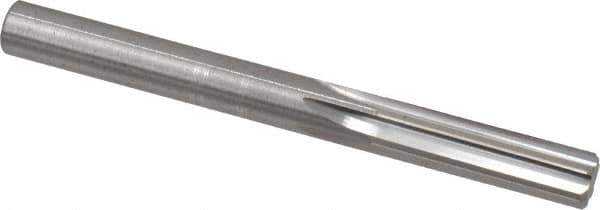 Hertel - 5/16" Solid Carbide 6 Flute Chucking Reamer - Straight Flute, 5/16" Straight Shank, 1-1/8" Flute Length, 3-1/4" OAL - USA Tool & Supply