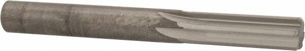 Hertel - 25/64" Solid Carbide 6 Flute Chucking Reamer - Straight Flute, 25/64" Straight Shank, 1-1/4" Flute Length, 3-1/2" OAL - USA Tool & Supply