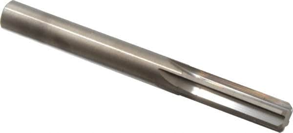 Hertel - 27/64" Solid Carbide 6 Flute Chucking Reamer - USA Tool & Supply