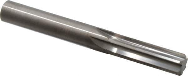 Hertel - 31/64" Solid Carbide 6 Flute Chucking Reamer - Straight Flute, 31/64" Straight Shank, 1-1/2" Flute Length, 4" OAL - USA Tool & Supply