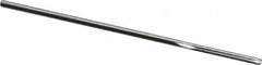 Hertel - #58 Solid Carbide 4 Flute Chucking Reamer - USA Tool & Supply