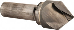 Hertel - 1-1/4" Head Diam, 3/4" Shank Diam, 1 Flute 90° Solid Carbide Countersink - USA Tool & Supply