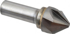 Hertel - 1-1/4" Head Diam, 3/4" Shank Diam, 6 Flute 90° Solid Carbide Countersink - USA Tool & Supply
