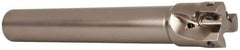 Seco - 1-1/4" Cut Diam, 0.669" Max Depth of Cut, 1" Shank Diam, 7.68" OAL, Indexable Square Shoulder End Mill - XO.X 1806.. Inserts, Cylindrical Shank, 90° Lead Angle, Through Coolant, Series Power Turbo - USA Tool & Supply