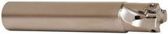 Seco - 5/8" Cut Diam, 0.197" Max Depth of Cut, 5/8" Shank Diam, 3.543" OAL, Indexable Square Shoulder End Mill - XO.X 0602 Inserts, Cylindrical Shank, 90° Lead Angle, Through Coolant, Series Nano Turbo - USA Tool & Supply