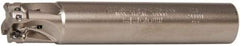Seco - 5/8" Cut Diam, 0.197" Max Depth of Cut, 5/8" Shank Diam, 3.543" OAL, Indexable Square Shoulder End Mill - XO.X 0602 Inserts, Cylindrical Shank, 90° Lead Angle, Through Coolant, Series Nano Turbo - USA Tool & Supply