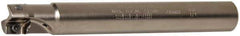 Seco - 3/4" Cut Diam, 0.433" Max Depth of Cut, 3/4" Shank Diam, 5.91" OAL, Indexable Square Shoulder End Mill - XO.X 1204.. Inserts, Cylindrical Shank, 90° Lead Angle, Through Coolant, Series Super Turbo - USA Tool & Supply