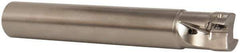Seco - 1" Cut Diam, 0.433" Max Depth of Cut, 1" Shank Diam, 6.69" OAL, Indexable Square Shoulder End Mill - XO.X 1204.. Inserts, Cylindrical Shank, 90° Lead Angle, Through Coolant, Series Super Turbo - USA Tool & Supply