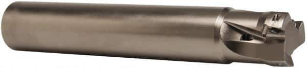 Seco - 1-1/4" Cut Diam, 0.433" Max Depth of Cut, 1-1/4" Shank Diam, 7.69" OAL, Indexable Square Shoulder End Mill - XO.X 1204.. Inserts, Cylindrical Shank, 90° Lead Angle, Through Coolant, Series Super Turbo - USA Tool & Supply