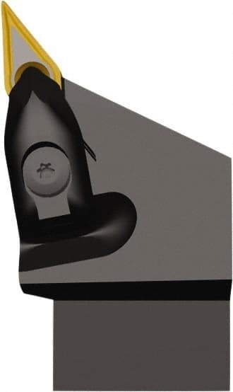 Seco - DVJN, Right Hand Cut, 93° Lead Angle, 25mm Shank Height x 25mm Shank Width, Negative Rake Indexable Turning Toolholder - 150mm OAL, VNMU 1304.. Insert Compatibility, Series Dual Clamp - USA Tool & Supply